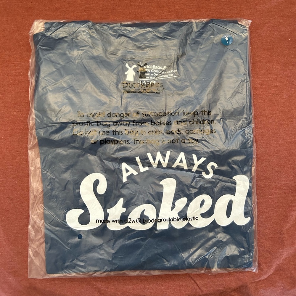 Brand New in the packaging short sleeve Dutch Bros T-shirt